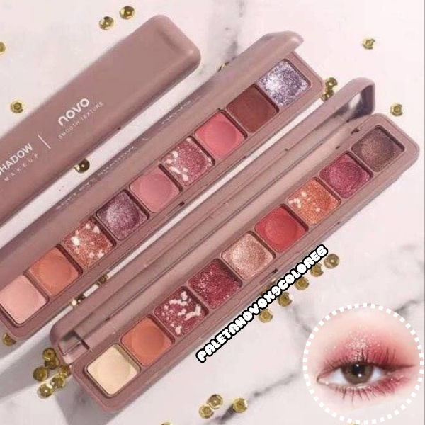 Producto - PALETA DE SOMBRA X9 COLORES NOVO