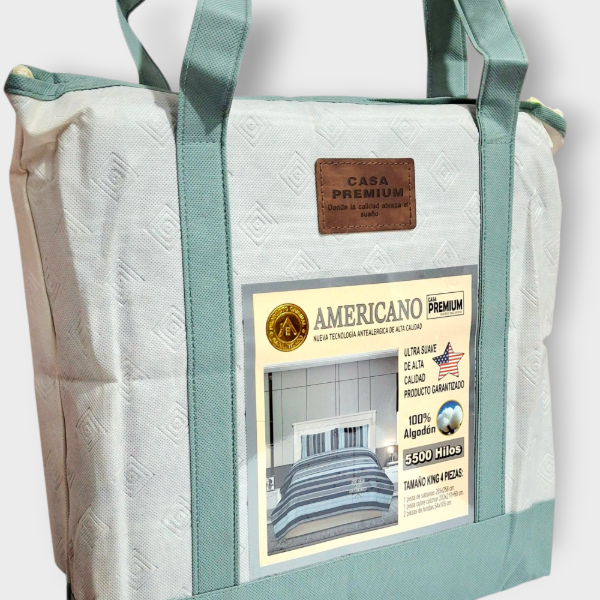 Producto - Jueo de sábanas KING 5500 hilos Casa Premium Modelo 1