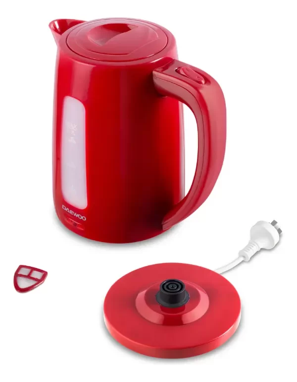 Producto - Pava Electrica Jarra 1.7lts Hervidora Daewoo Dek1316 Premium Color Rojo