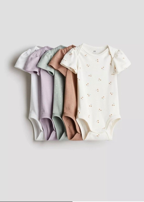 Producto - Pack 5 Bodys HyM Beba