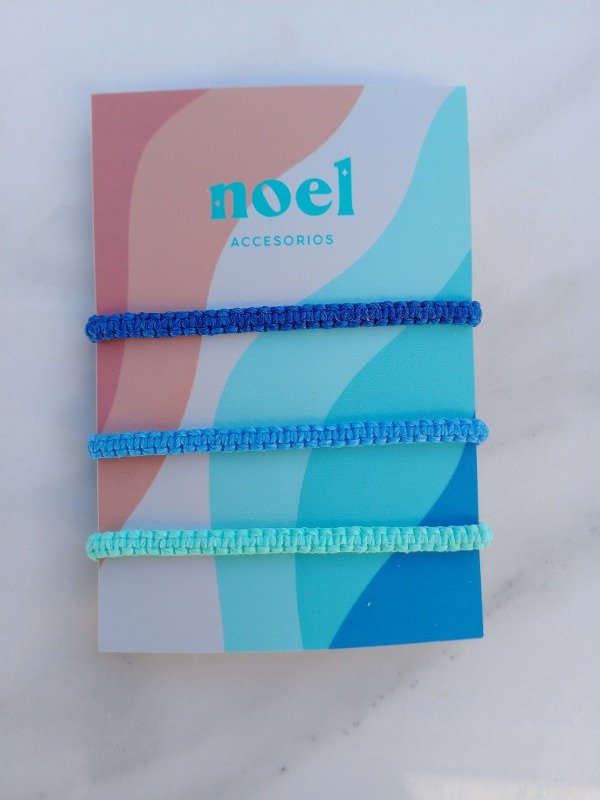Producto - Pulsera para compartir Azules
