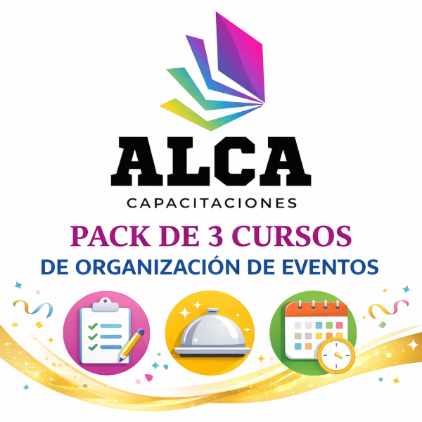 Producto - PACK DE 3 CURSOS DE ORGANIZACION DE EVENTOS