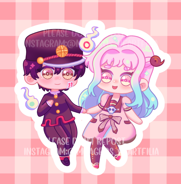 Producto - Sticker - Hanako y Yashiro