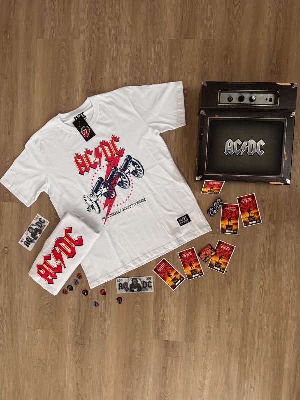 Producto - REMERA ACDC FOR THOSE WHITE