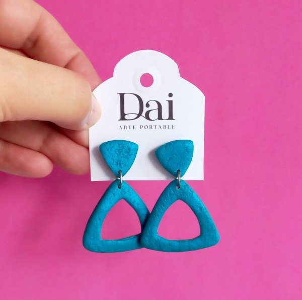 Producto - Aros Maju Turquesa