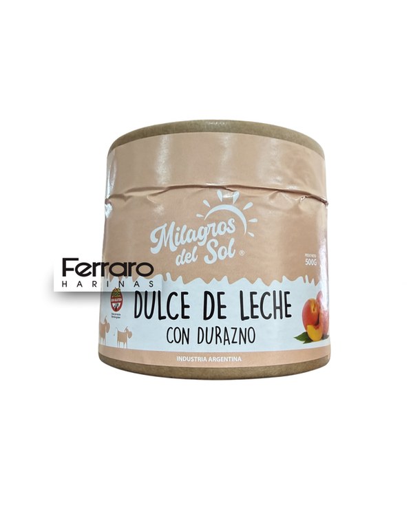 Producto - Dulce de leche Milagros del sol durazno 500gr