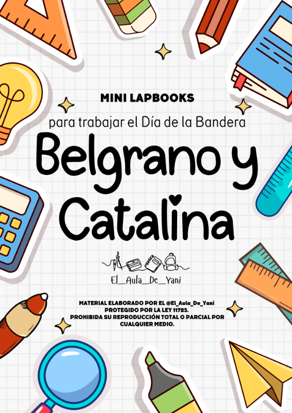 Producto - BELGRANO y CATALINA Mini Lapbooks