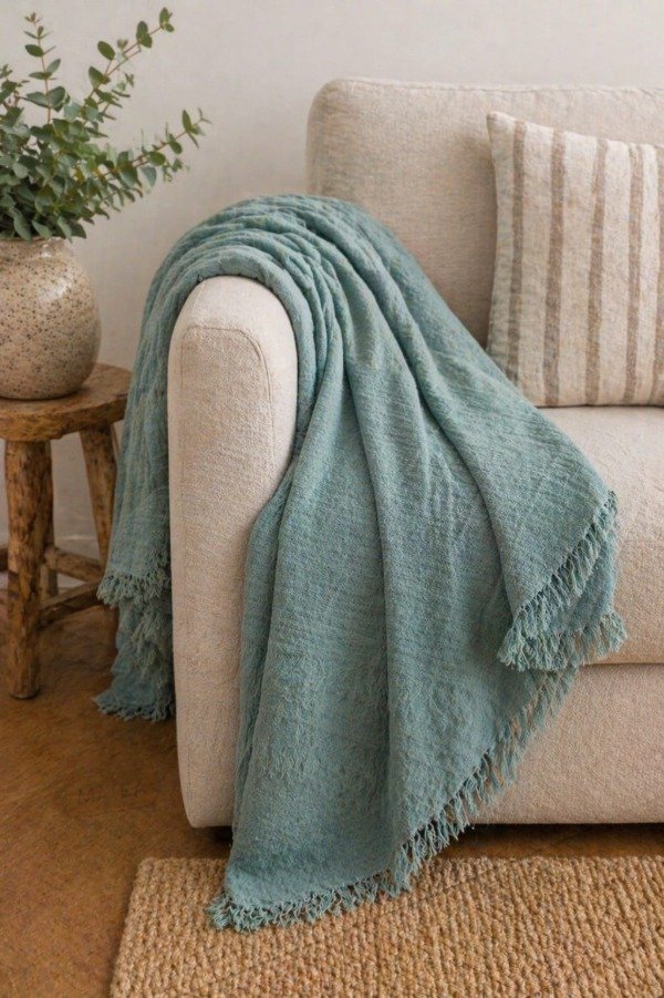 Producto - Manta de gasa doble texturada