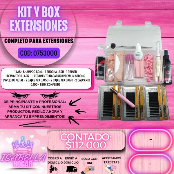 Producto - KIT Y BOX EXTENSIONES COD:0753000