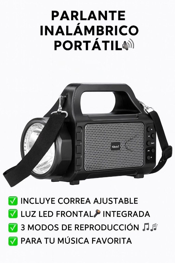 Producto - Parlante inalámbrico portatil