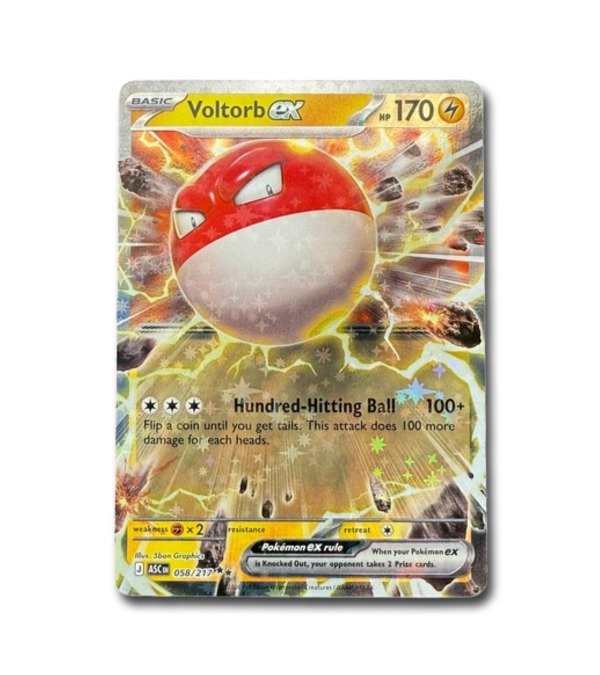 Producto - Carta Pokémon - Voltorb Ex 058/217 - Ascended Heroes
