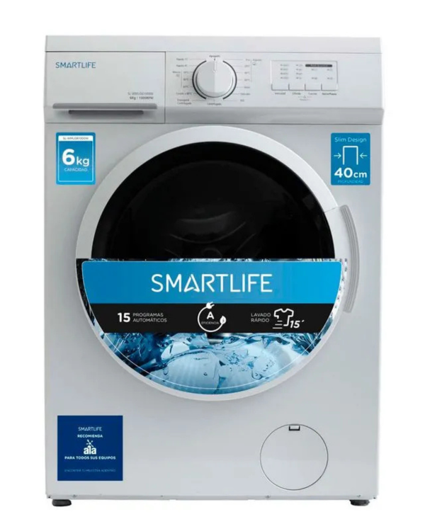 Producto - LAVARROPAS AUTOMATICO SMARTLIFE 6KG SLIM DESIGN