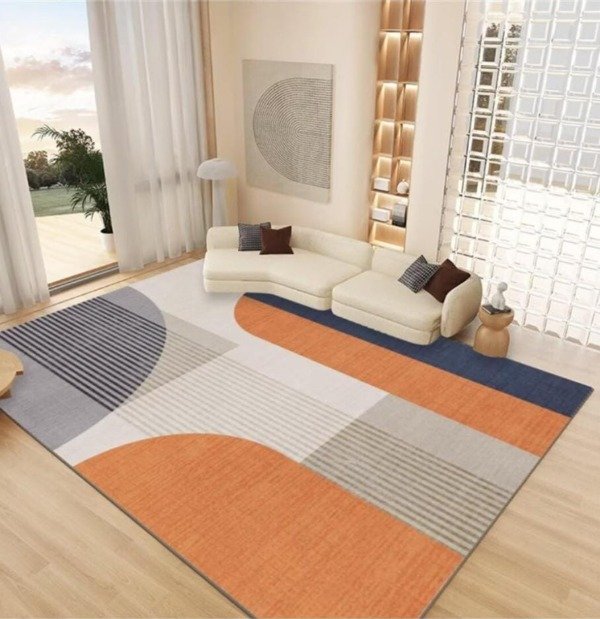 Producto - Alfombra Naranja y Azul