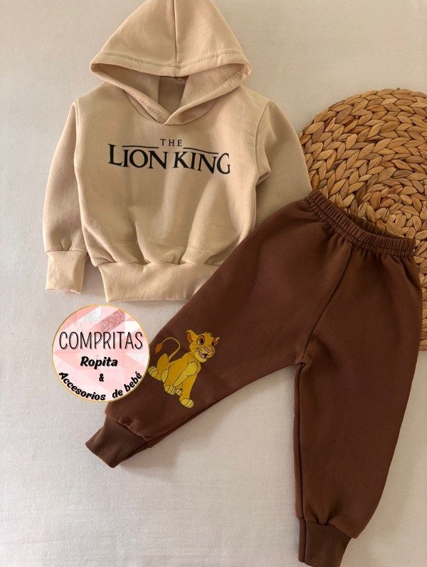 Producto - Conjunto frizado Rey león (beige)