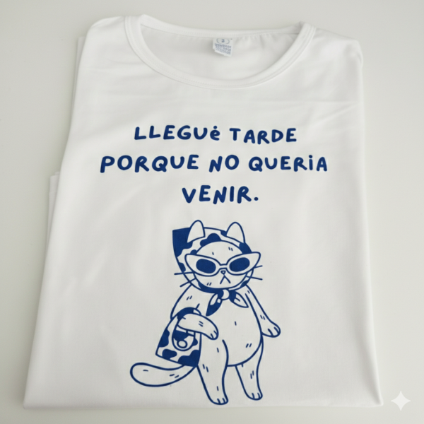 Producto - Remeras de Modal estampadas Blancas y Grises