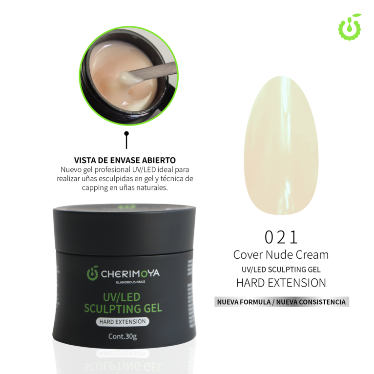 Producto - Sculpting gel Cherimoya - Gel de construccion/ kapping 30 gr 021
