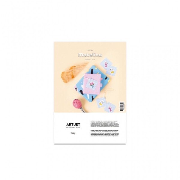 Producto - PAPEL MATELINA SIMPLE FAZ ART JET A4 110GR