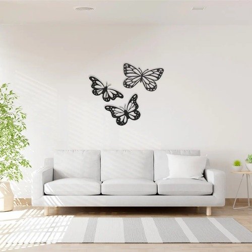 Producto - Aplique De 3 Mariposas Decorativas MdF - 1