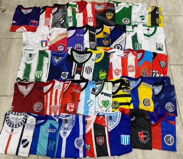 Producto - CAMISETAS FÚTBOL ARGENTINO 5 unidades