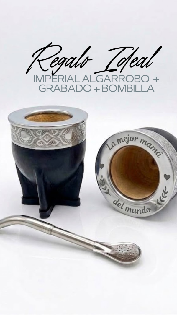 Producto - COMBO! DIA DE LA MADRE! Imperial liso + Grabado + Bombilla - 0