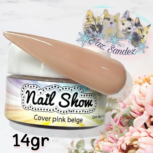 Producto - POLIMERO NAILSHOW 14GR COVER PINK BEIGE