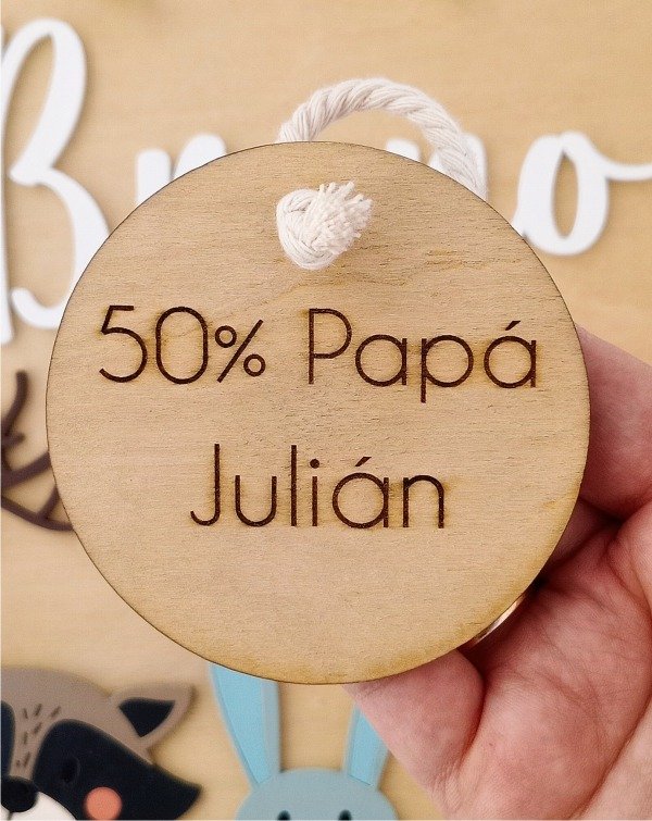 Producto - Colgante 50 Porciento Papá