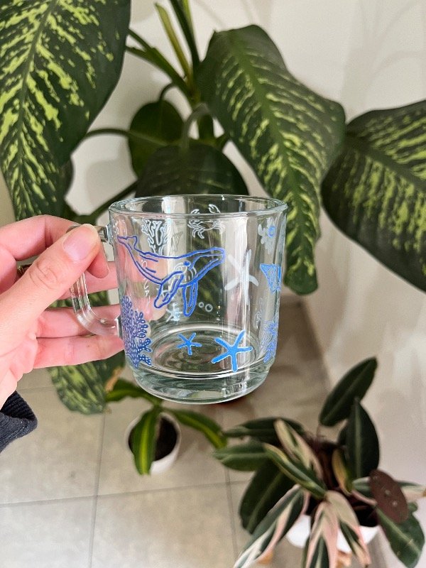 Producto - Taza vidrio Mar