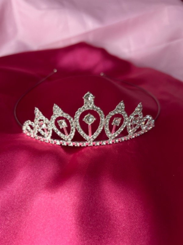 Producto - Coronas plateadas chicas blanco