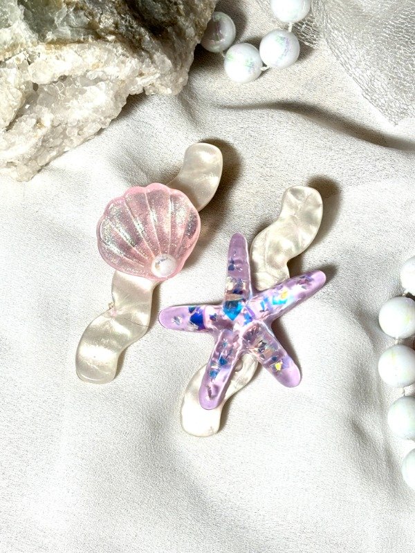 Producto - Par de hebillas Fantasía Playa Rosa