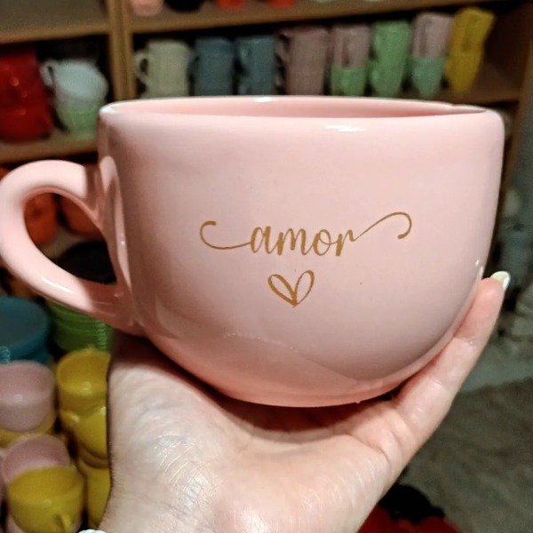 Producto - TAZON XL COLOR ROSA AMOR 9
