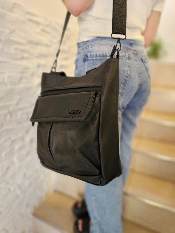 Producto - Cartera microfibra engomada