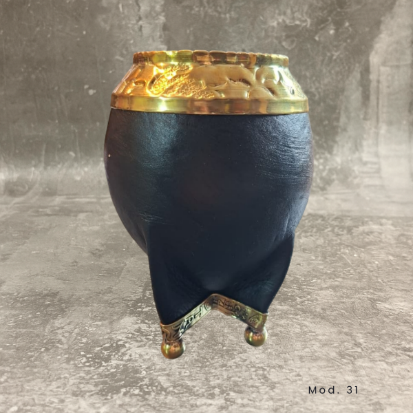 Producto - TORPEDO BRONCE CINCELADO CON BOLITAS BRONCE (mod 31)