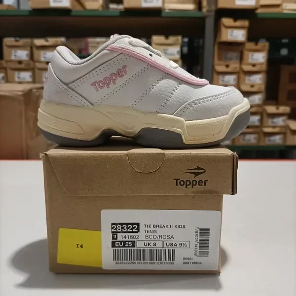 Producto - Zapatillas Topper Tie Break kids Blanco/Rosa