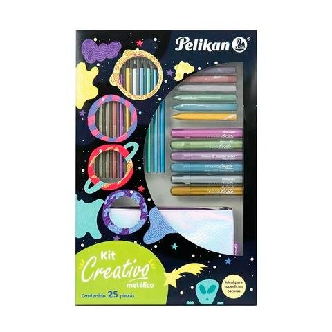 Producto - SET DE ARTE CREATIVO METALICO CAJA X25 PELIKAN