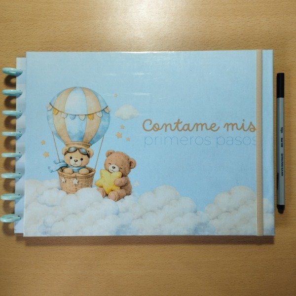 Producto - Contame Mis Primeros Pasos Celeste - 3 al cubo - 0