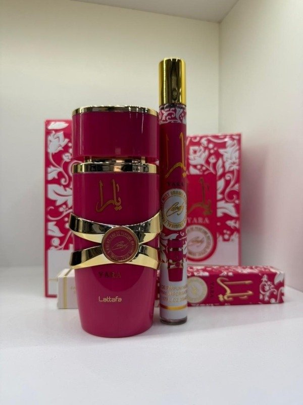 Producto - COMBO - YARA FUCSIA 100ML + PERFUME 36ML YARA FUCSIA