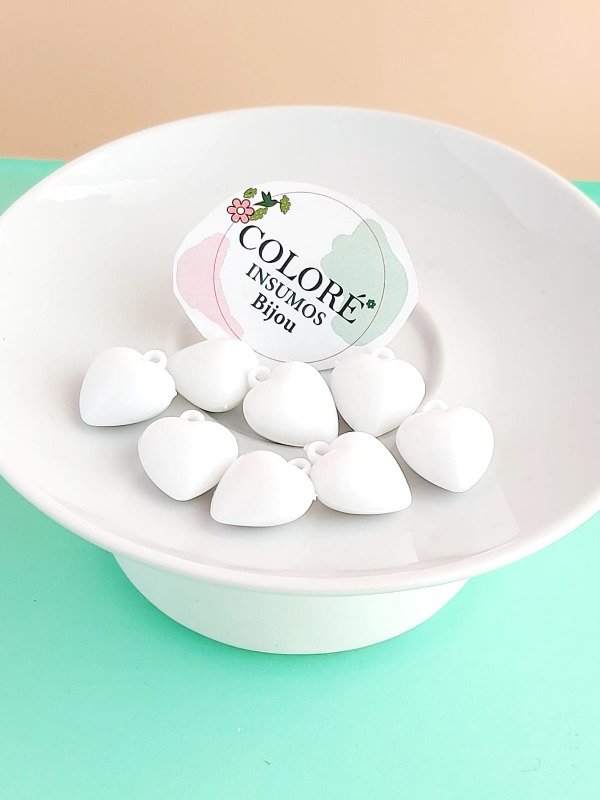 Producto - Dije Corazón Brillante Grande (Precio Por unidad)