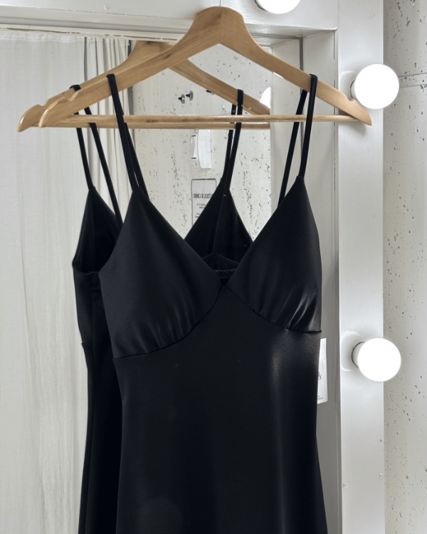 Producto - Vestido Largo Tazas Negro