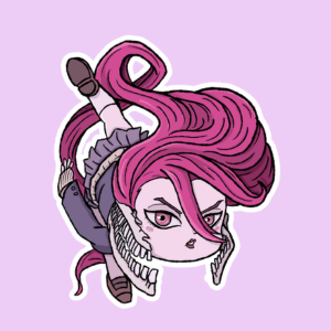 Producto - Stickers en Vinilo - DanDaDan - Aira 2