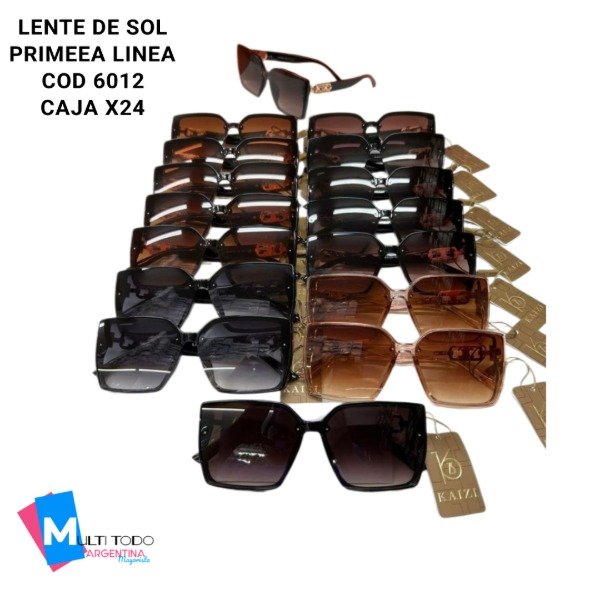 Producto - LENTE DE SOL PRIMERA LINEA COD 6012 CAJA X24