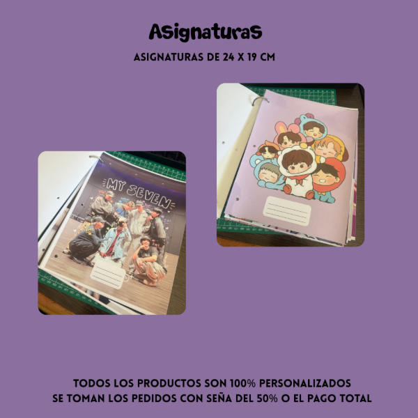Producto - Asignaturas Personalizadas