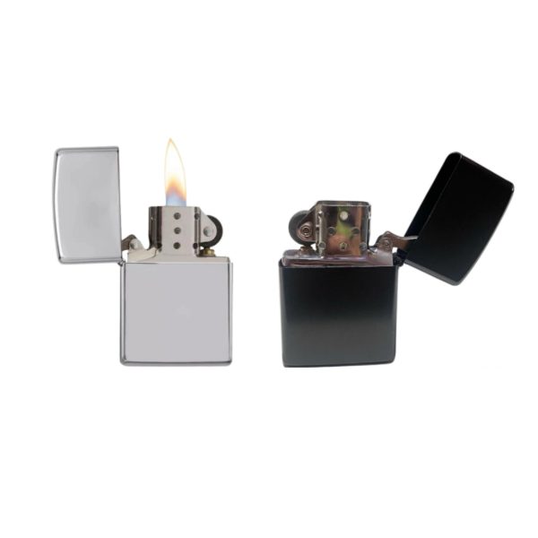 Producto - ENCENDEDOR KANTAI BENCINA NEGRO/PLATEADO