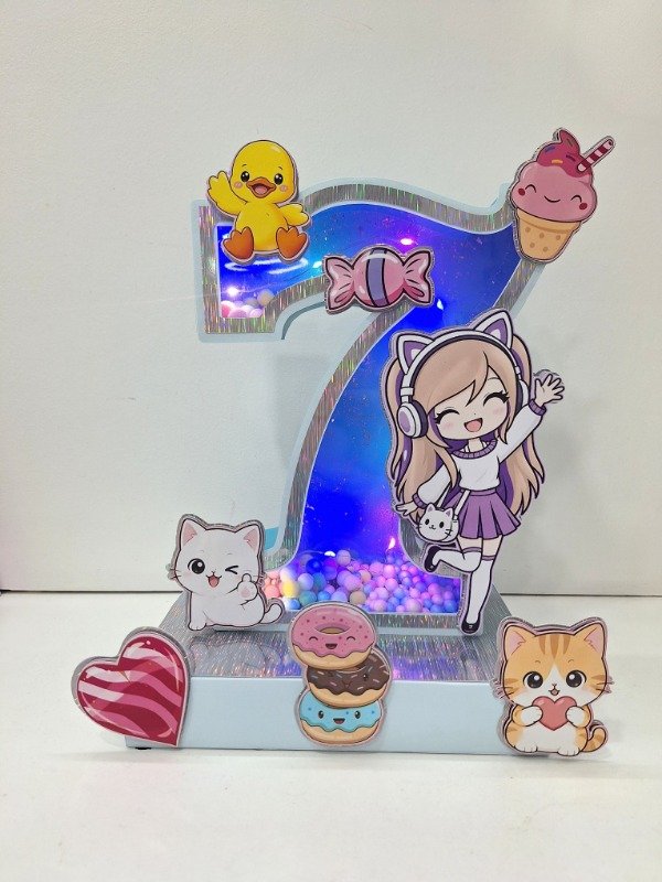 Producto - NUMEROS CON SHAKER LUZ LED - 0