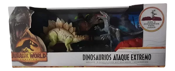 Producto - Jurassic World Ataque Extremo Velociraptor (1)