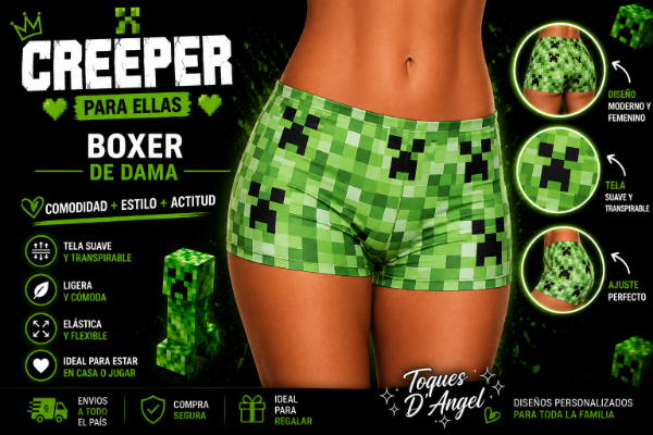 Producto - Boxer Dama Creeper