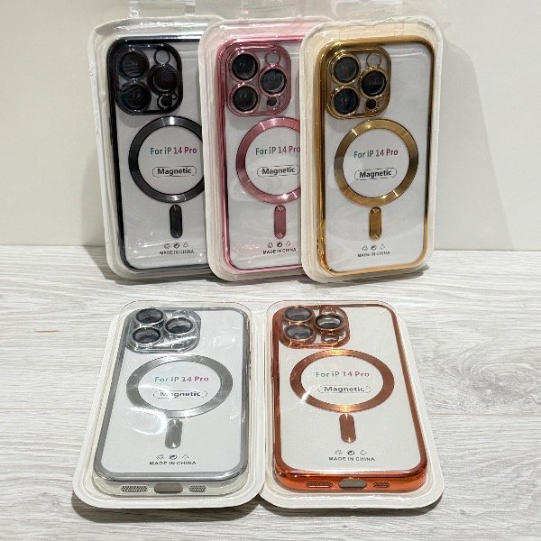 Producto - FUNDA MAGSAFE METALIZADA IPH 14 PRO