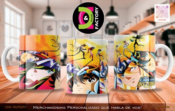 Producto - Taza - Anime - Caballeros del Zodiaco - TZ-RT-BL-11OZ-25-ANM-CDZ