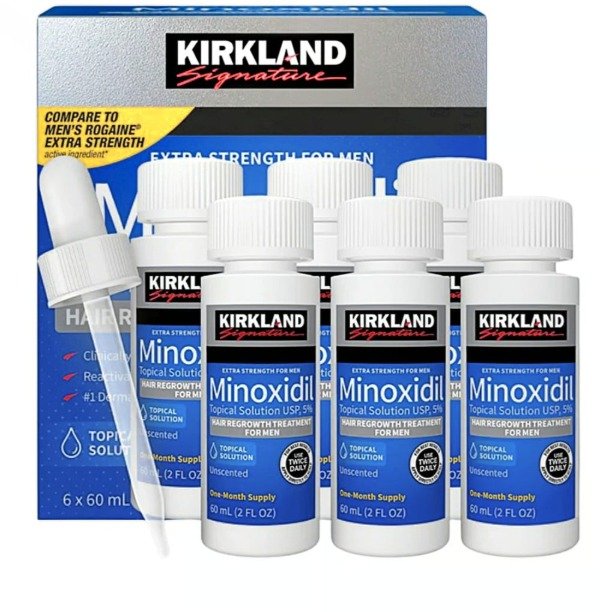 Producto - Minoxidil Solucion Topica 5 Kirkland Original Importado