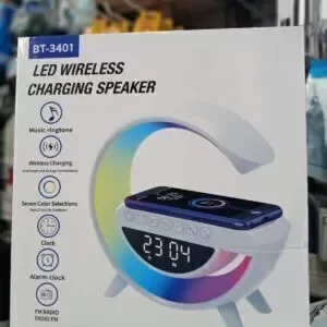 Producto - Parlante LED con Cargador Inalámbrico BT-3401