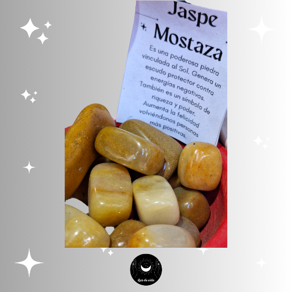 Producto - Jaspe Mostaza Mediano Rolado - 0